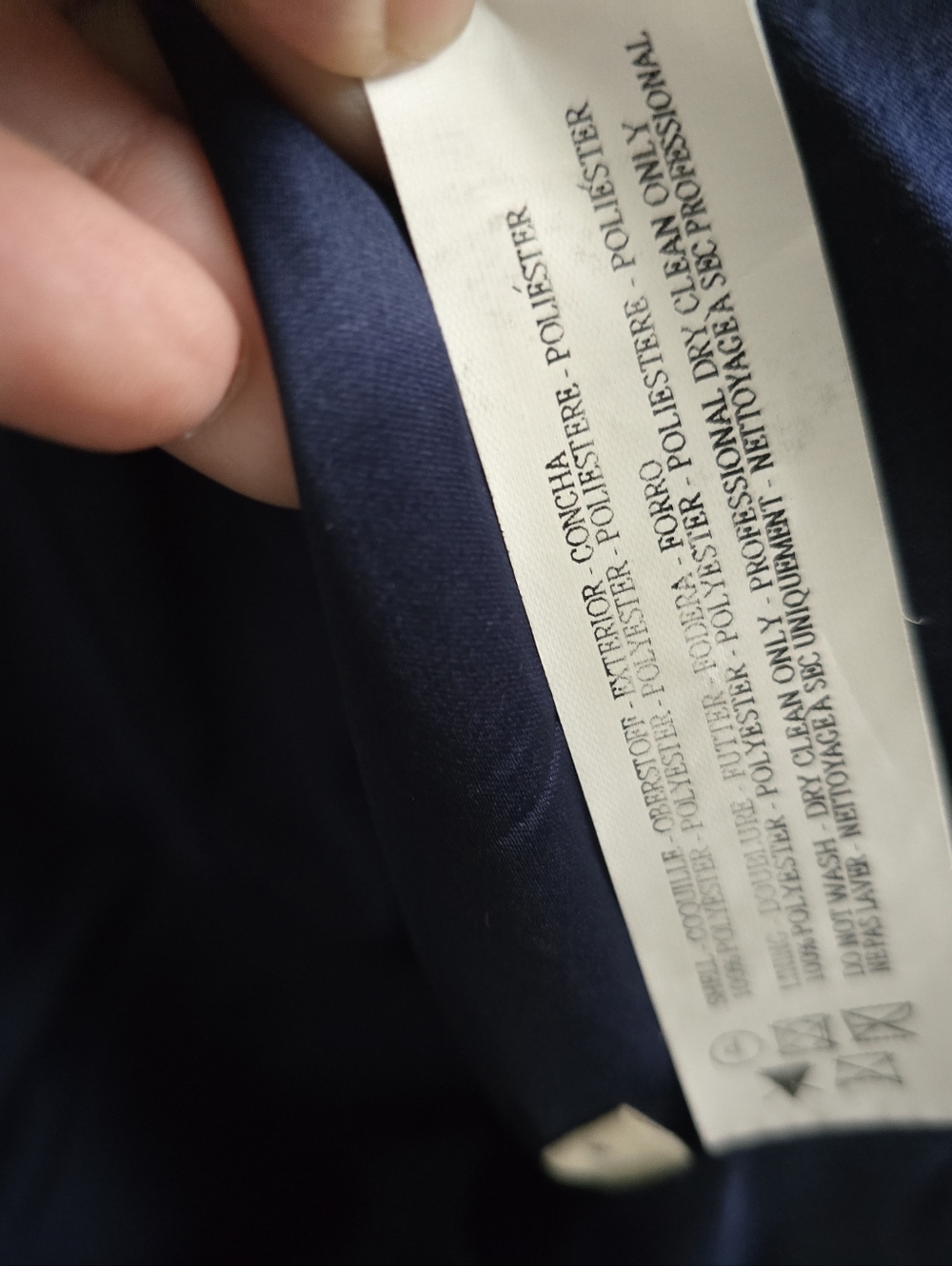 Capulet Navy Textured Open Front Blazer Size Small - Picture 5 of 8